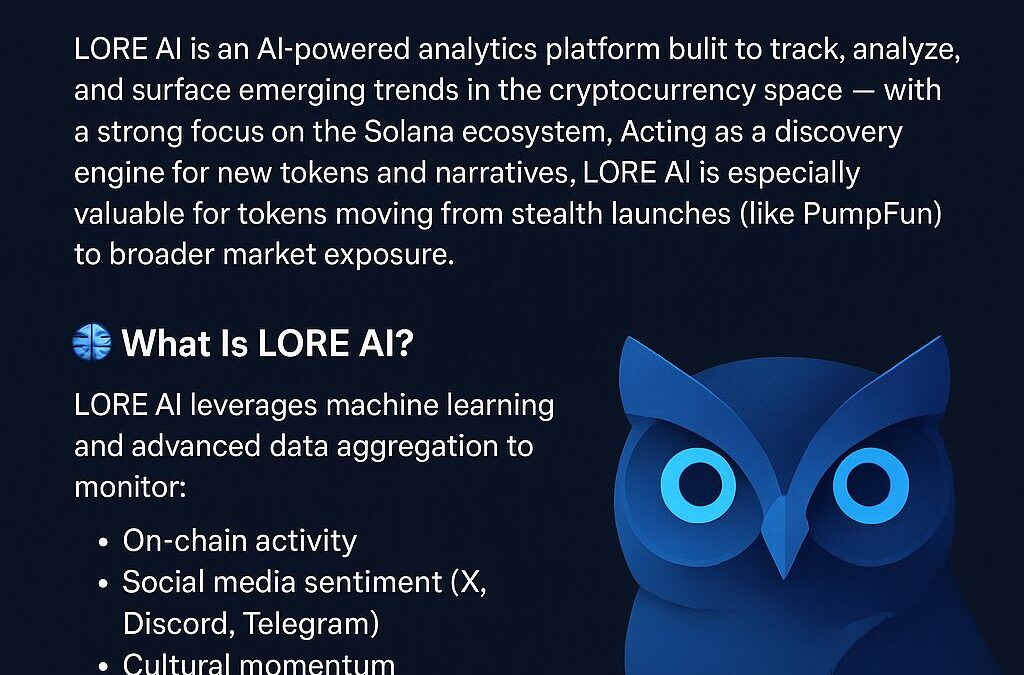 LORE AI: Uncovering the Signal in the Noise of Crypto