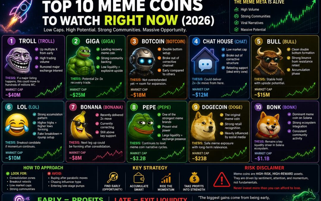 Top 10 Meme Coins